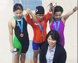 태안 원북초, 소년체육대회 수영부문 메달 획득
