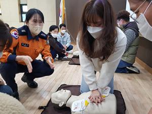 태안교육지원청, 학교지원센터 교원 대상 응급처치교육