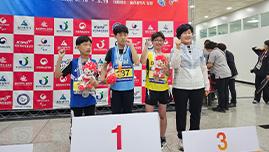 홍성초 김도현 학생, 장애학생체전 100m·200m 우승